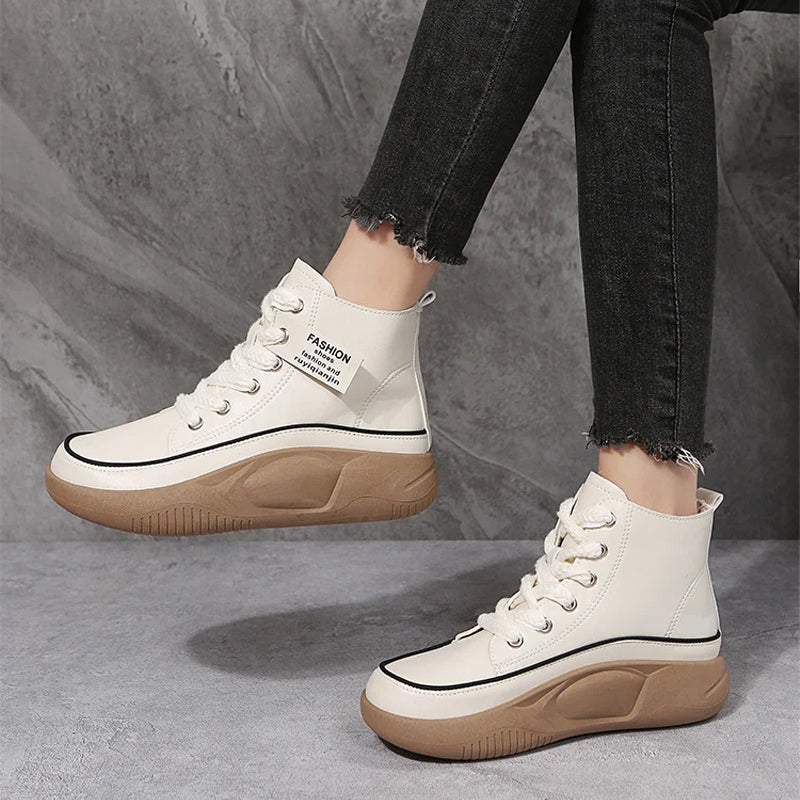 Women's High Top Thick Sole Martin Boots