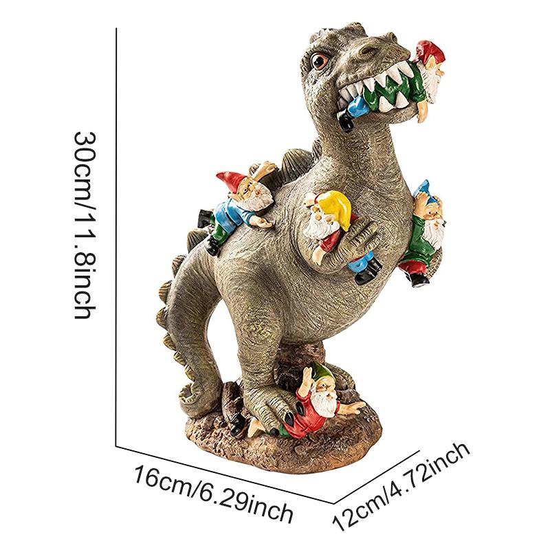 Dinosaur dwarf ornaments