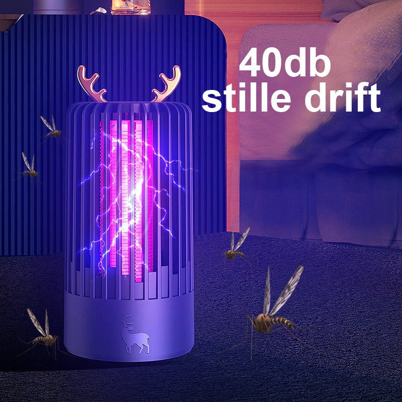 Mygglampe med gevirdekor