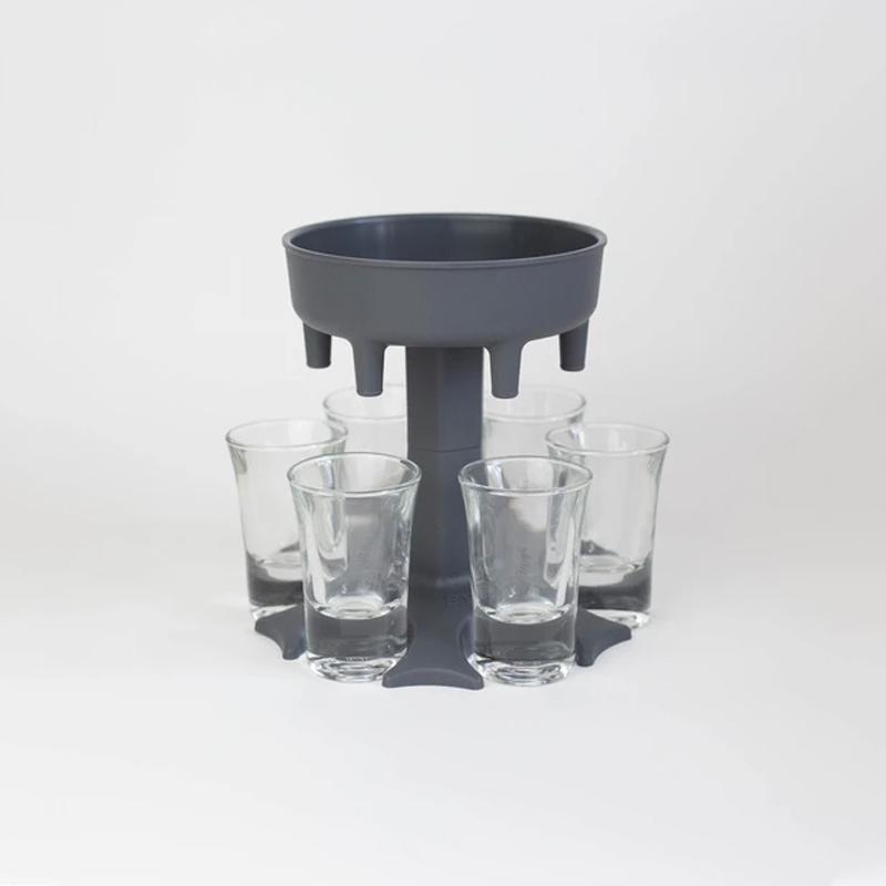 6 Shot Glass Dispenser og Holder