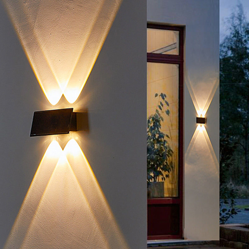 Solar utendørs vegglampe
