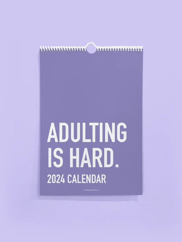 Det er vanskelig å være voksen 2024 Kalender