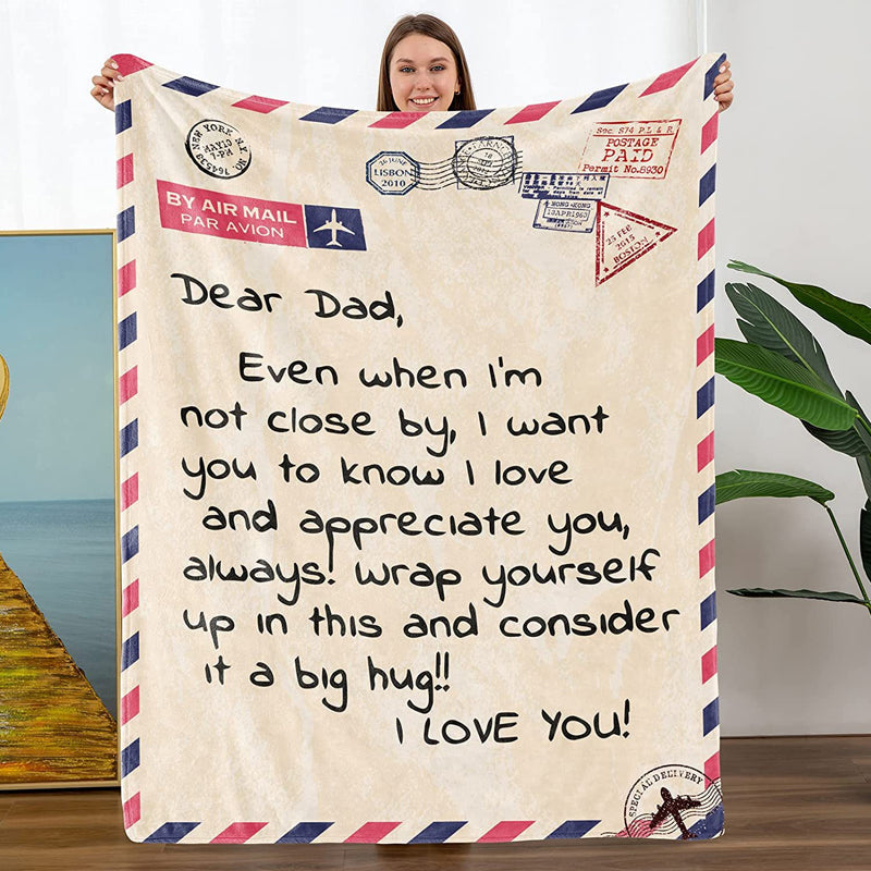 Mom/Dad Letter Blanket
