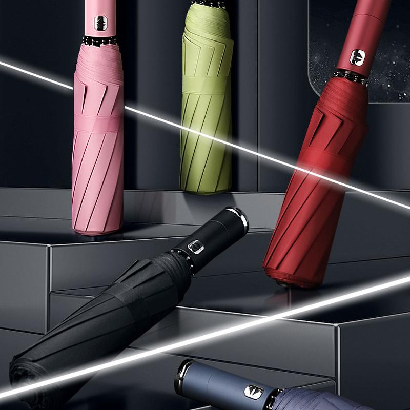 LED vindtett paraply
