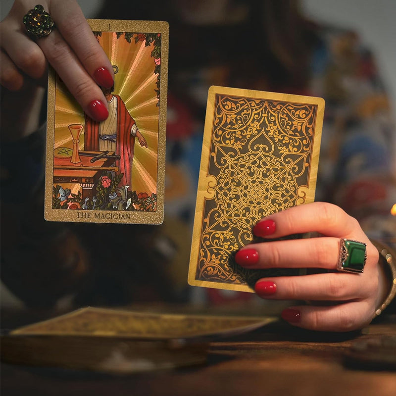 Tarot i gullfolie