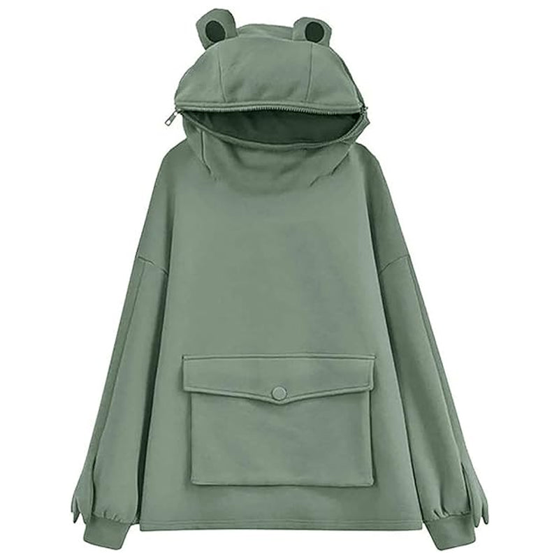 Unisex Frog-hettegenser