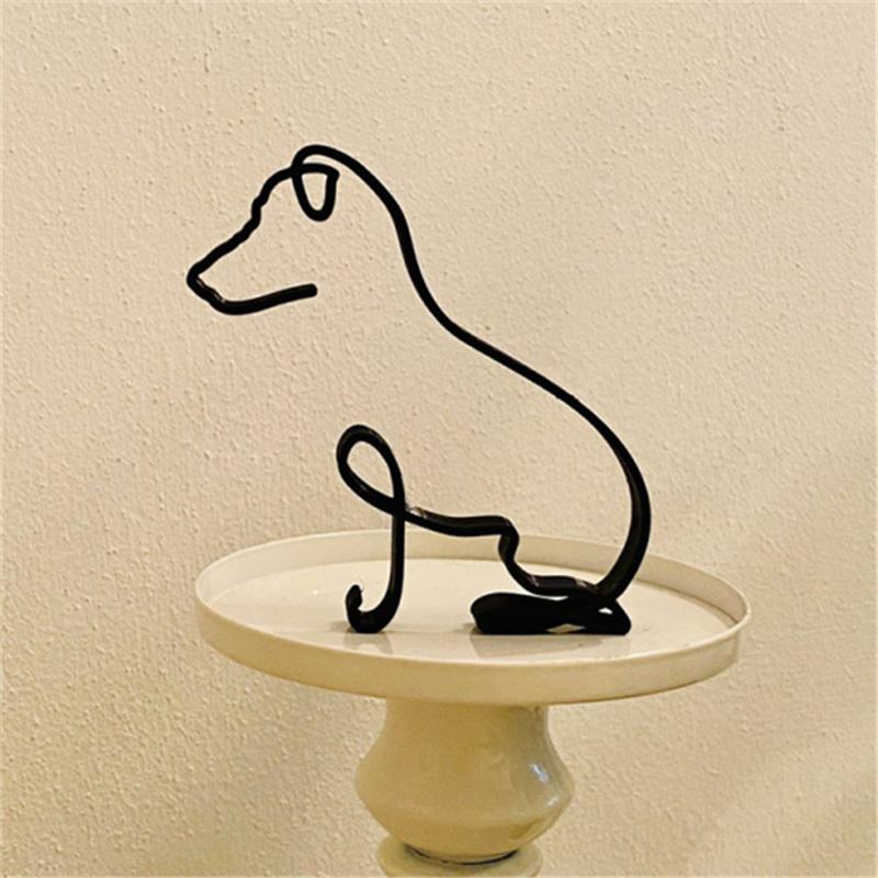 Hund minimalistisk kunst skulptur