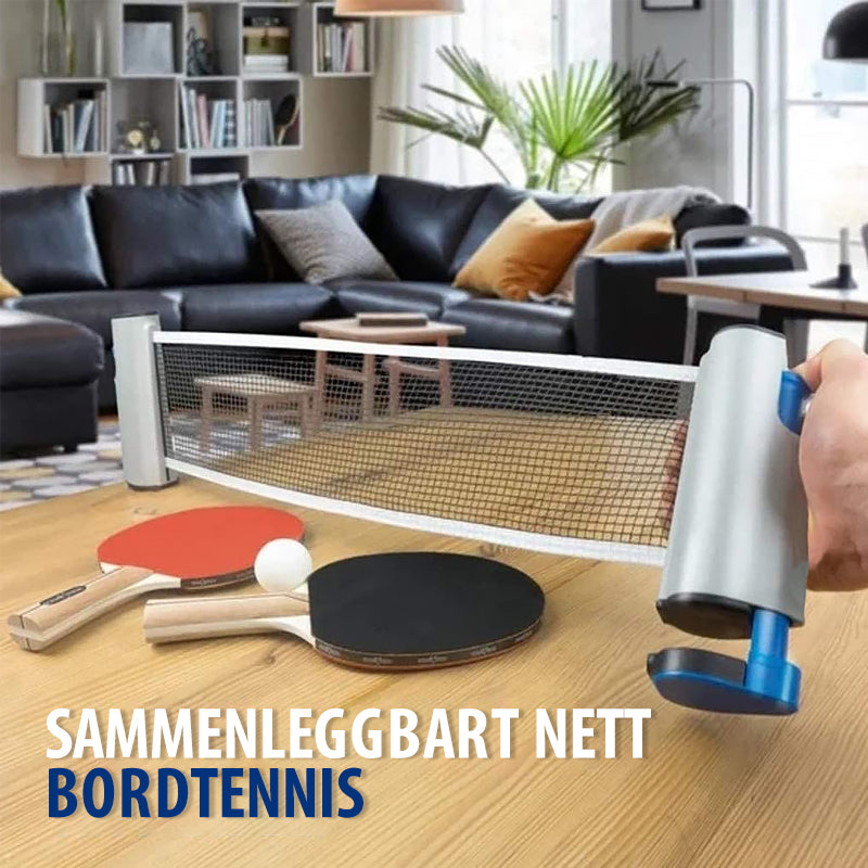 Uttrekkbart bordtennisnett