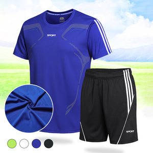 Fitness Hurtigtørkende Klatresportshirt og Shortsett