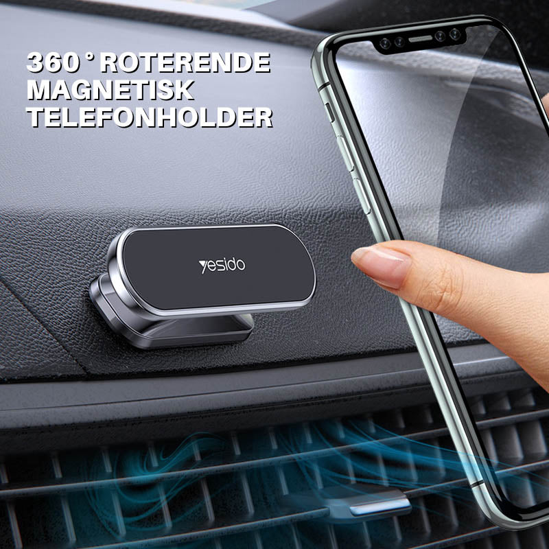 360 graders roterende magnetisk telefonholder