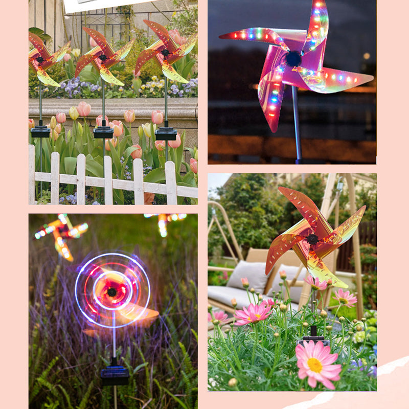 Vanntett Solar Garden Windmill Light
