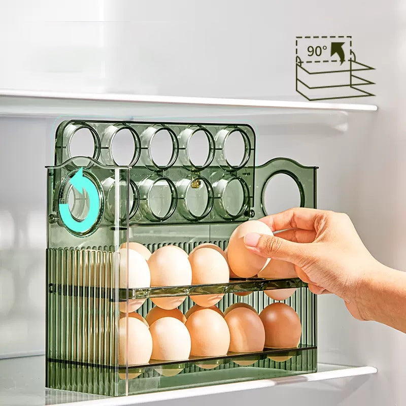 Automatisk Flip Egg Oppbevaringsboks