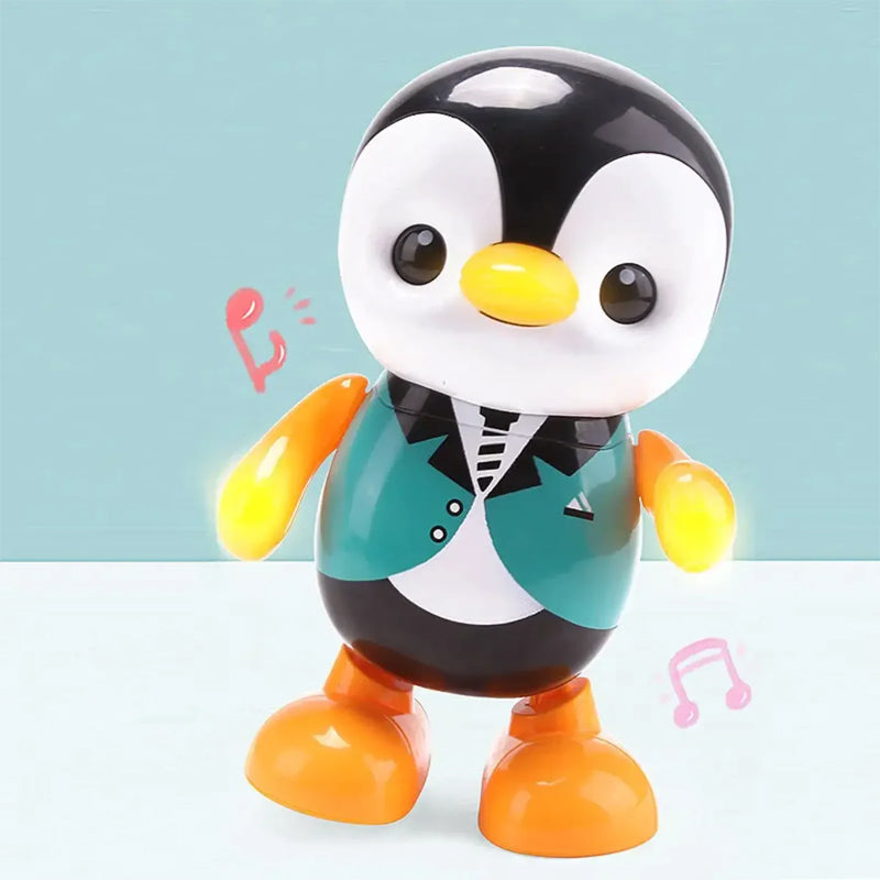 Lyn og musikalsk dansende pingvinleke