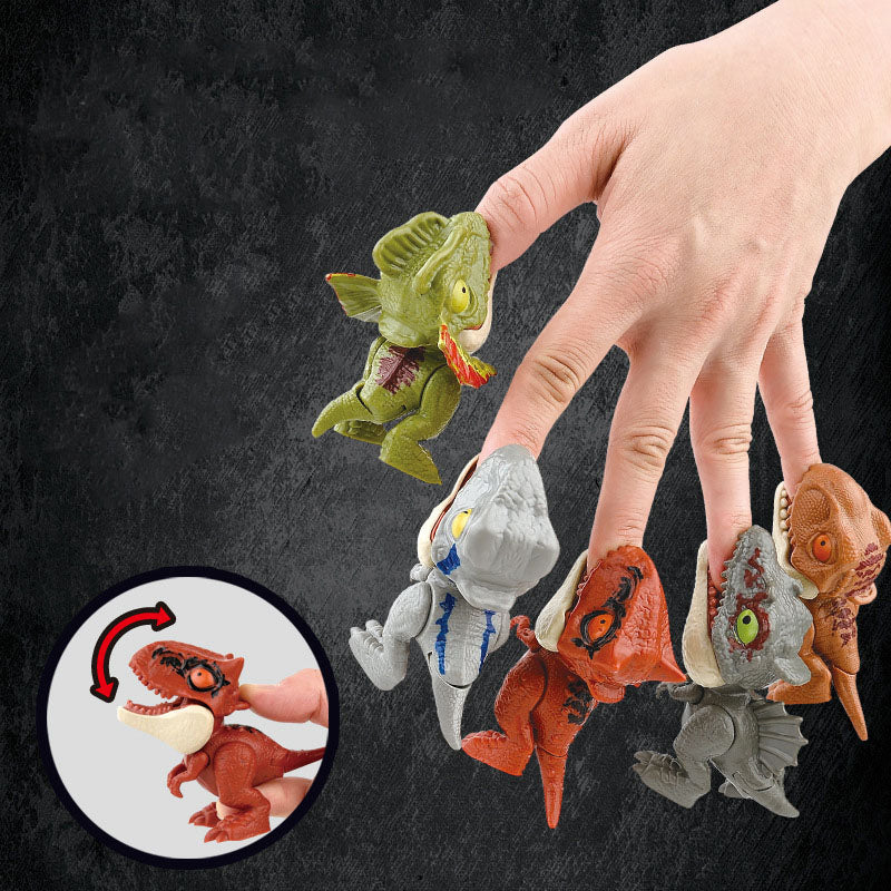 Fingerbitende dinosaur action-figur