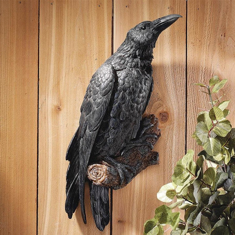 Raven Resin Wall Decoration
