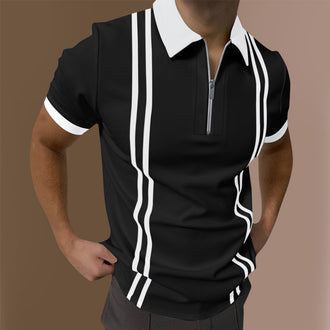 Polo t-skjorte med fargeblokk