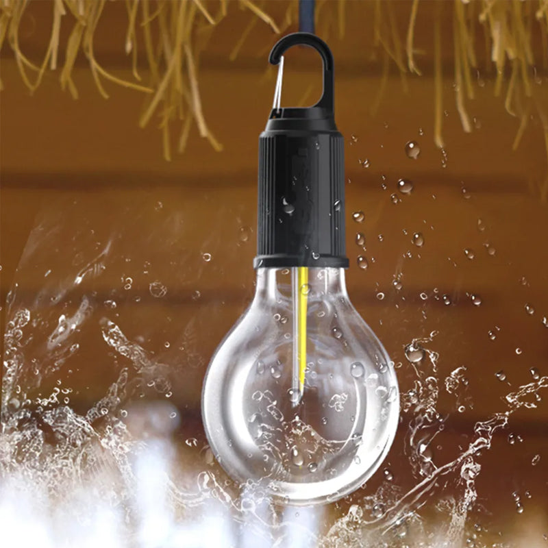 Ny utendørs campinglampe med Type-C-ladbar retro-lampe til oppheng