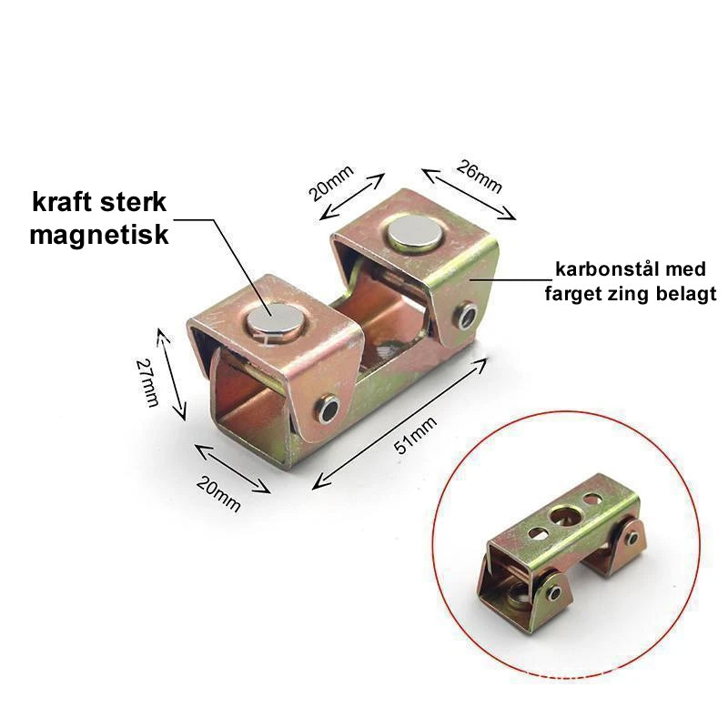 Justerbar sveisemagnetisk holder (2 STK / SETT)