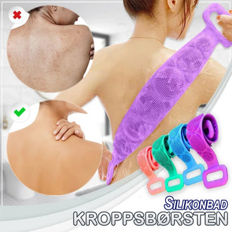 Kroppsbørste av silikon