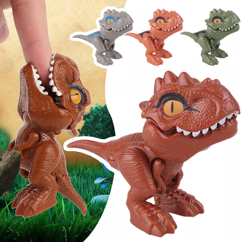 Fingerbitende dinosaur action-figur