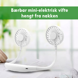 Oppladbare minihalsvifter