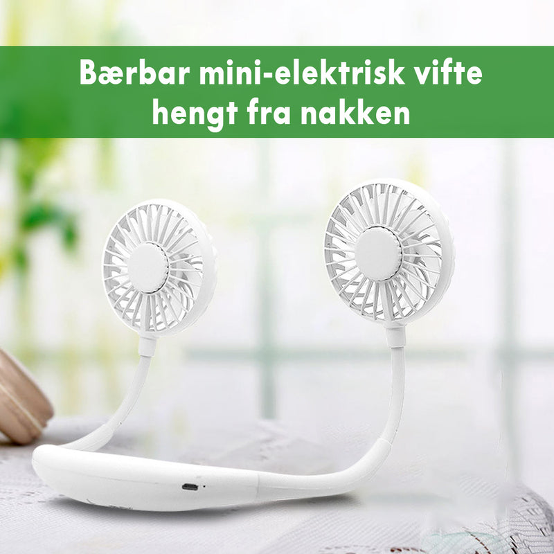 Oppladbare minihalsvifter