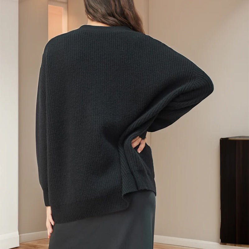 Uformelle ensfargede gensere Cardigan