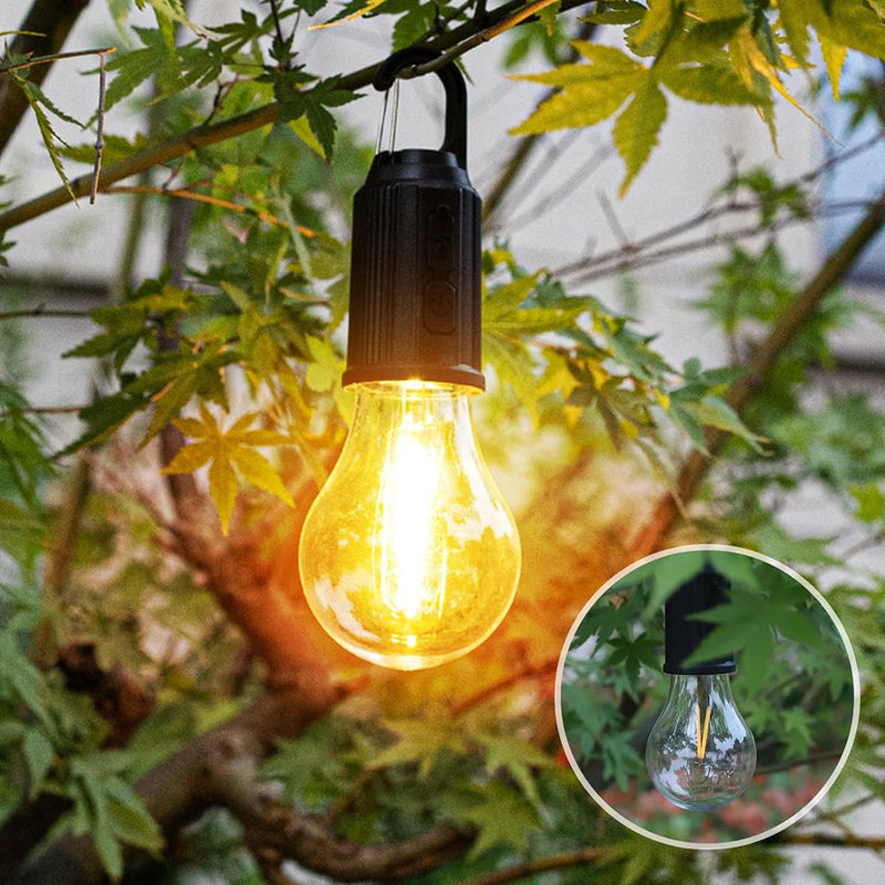 Ny utendørs campinglampe med Type-C-ladbar retro-lampe til oppheng