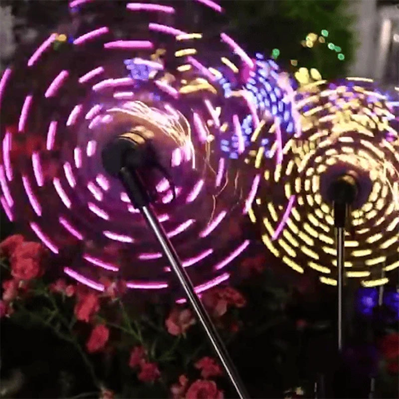 Vanntett Solar Garden Windmill Light