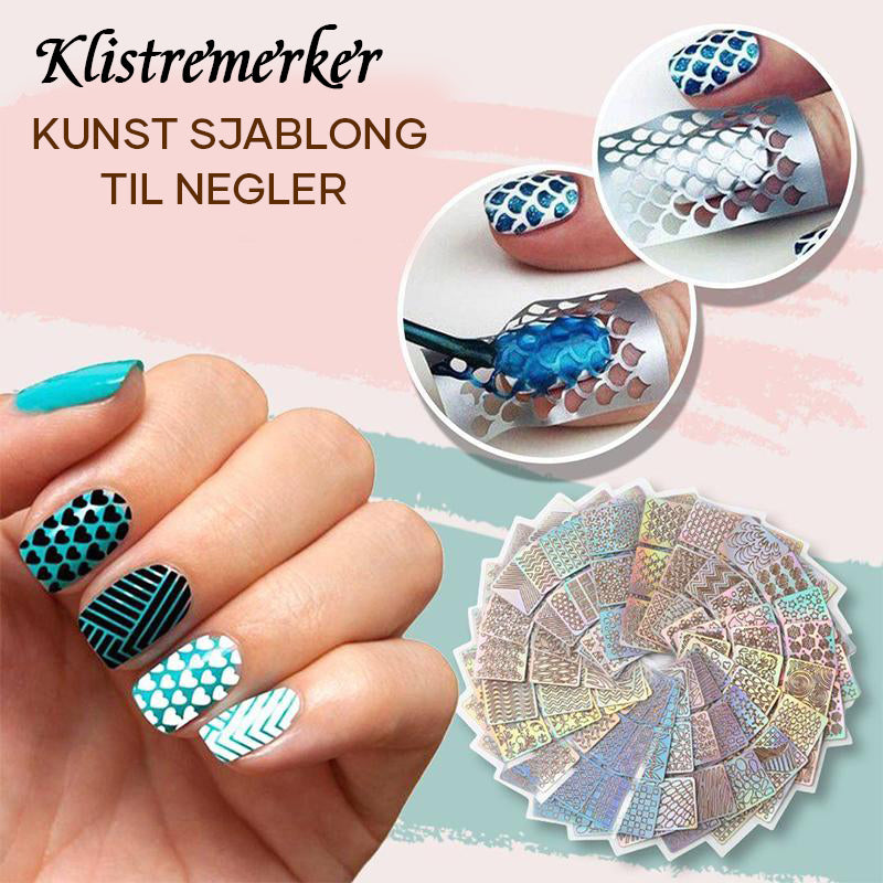 Neglekunst Stensilklister [144 klistremerker]