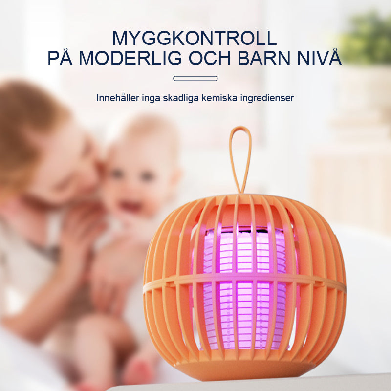 2 i 1 lydløs myggdreperlampe