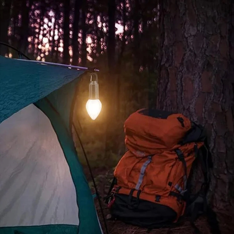Ny utendørs campinglampe med Type-C-ladbar retro-lampe til oppheng