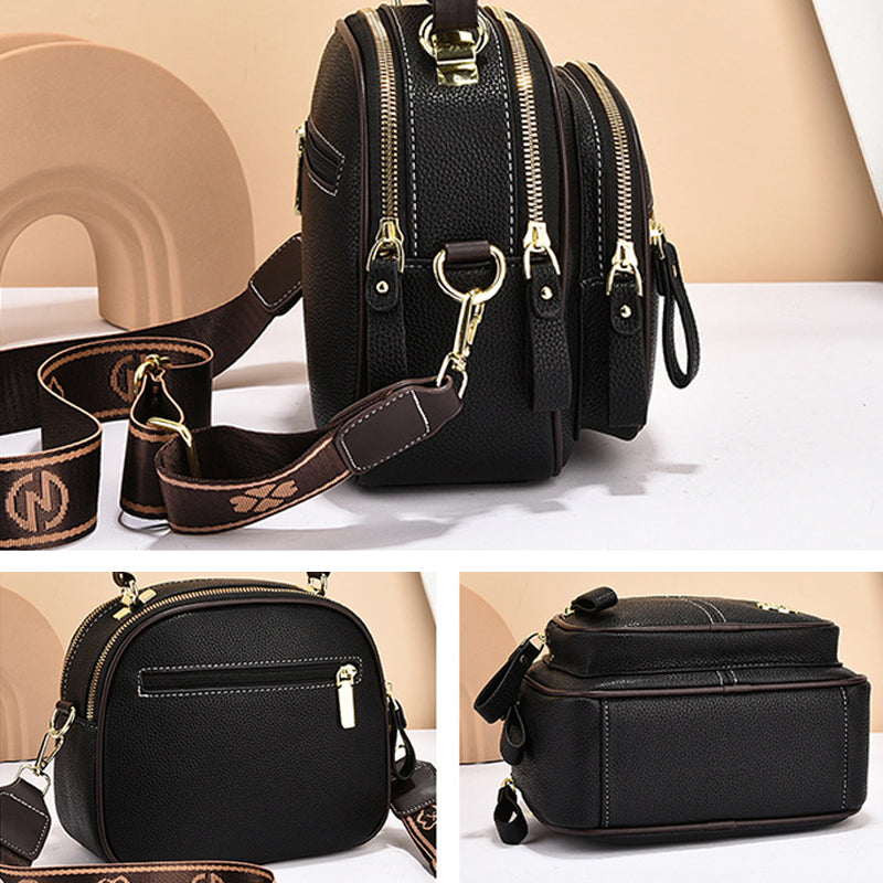 Crossbody-veske med flere rom