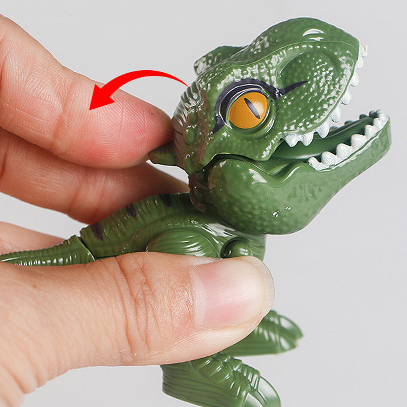 Fingerbitende dinosaur action-figur