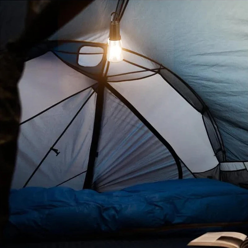 Ny utendørs campinglampe med Type-C-ladbar retro-lampe til oppheng