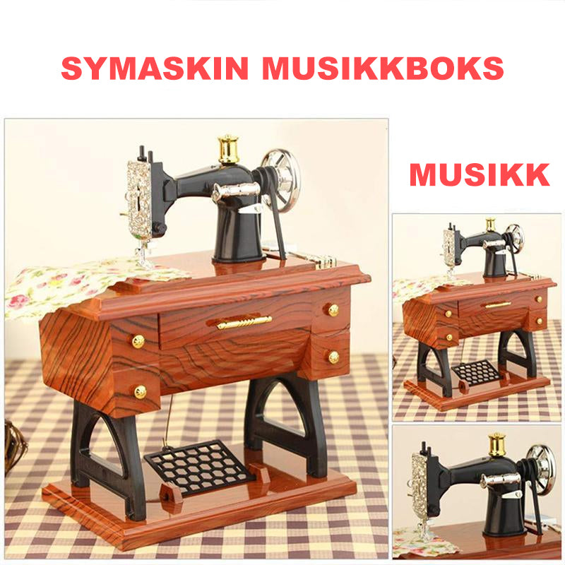 Mini symaskin musikkboks