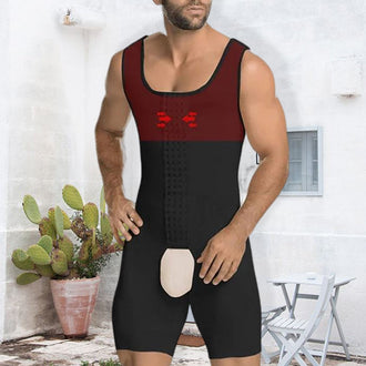 Helkropps kompresjon og formkorrigerende klær for menn