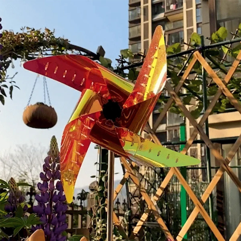 Vanntett Solar Garden Windmill Light