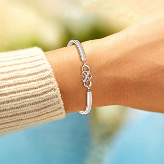 Husk alltid jeg elsker deg Mamma Forever Love Heart Armbånd