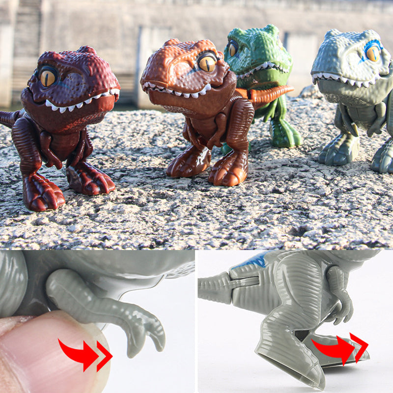 Fingerbitende dinosaur action-figur