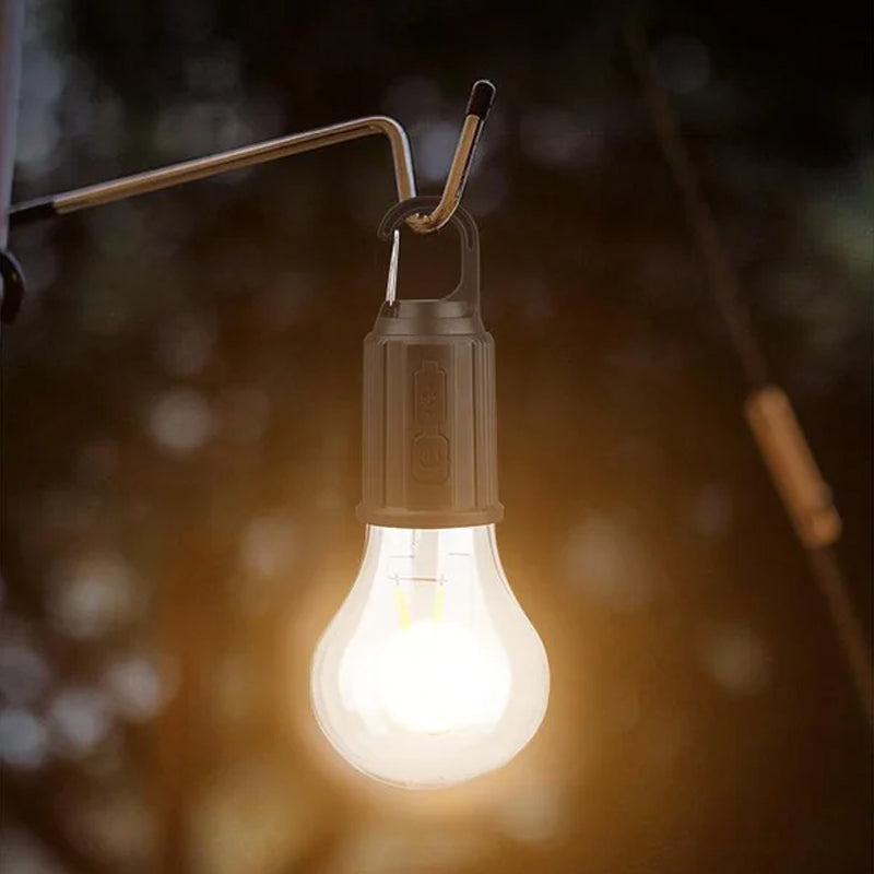 2024 Ny utendørs campinglampe med Type-C-ladbar retro-lampe til oppheng