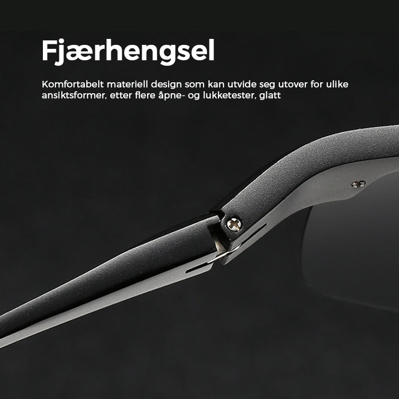 Photochromic solbriller for menn med antirefleks polarisert linse