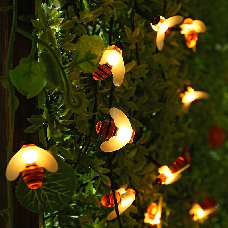 Solcelledrevne LED Honningbelysning