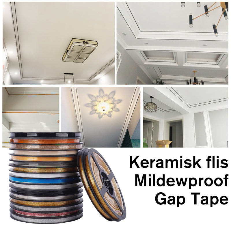 Keramiske fliser antimugg gap bånd (1 rull 6M * 8 mm)