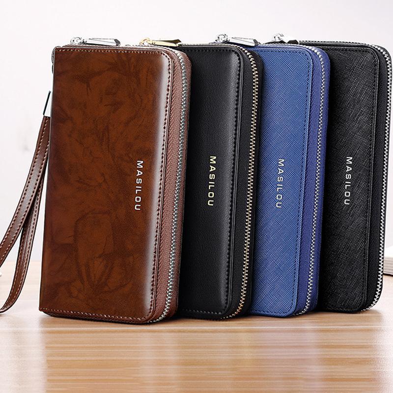 Unisex RFID Lang Lommebok