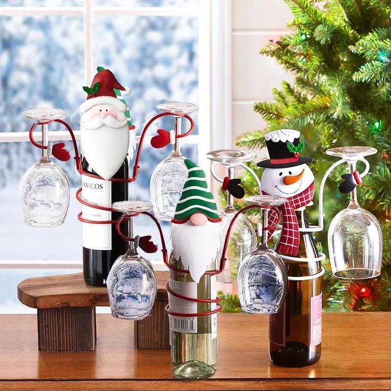 (🎅Tidlig Julesalg - Spar 25% RABATT) Jule-holdere for flasker og glass