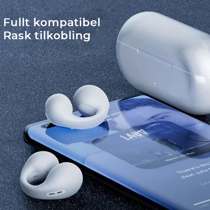 Trådløse øreklips Bone Conduction-hodetelefoner