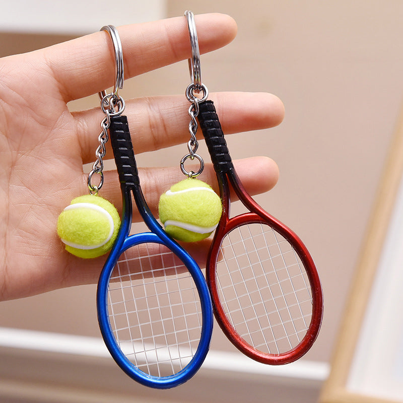 Mini nøkkelring med tennisracket