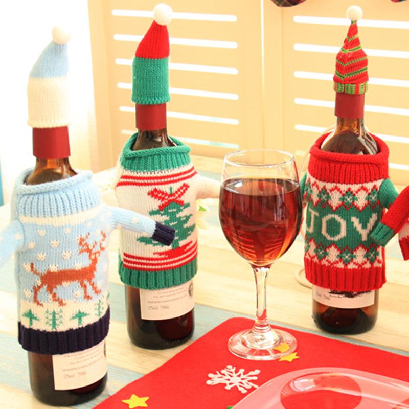 Julegenser for vinflasker