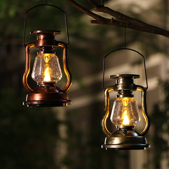 LED Solar Light Retro parafinlampe